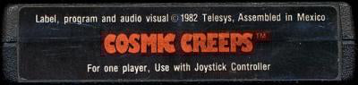 Cosmic Creeps (Telesys Label) - Atari 2600