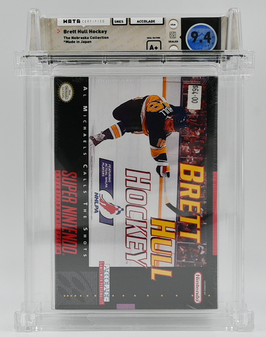 Brett Hull Hockey SNES 9.4 A+ - NEBRASKA COLLECTION