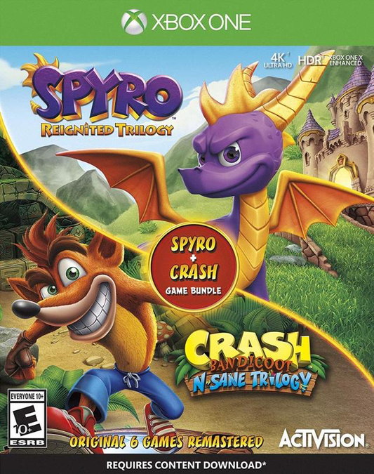 Spyro: Reignited Trilogy + Crash Bandicoot 'N Sane Trilogy - Xbox One