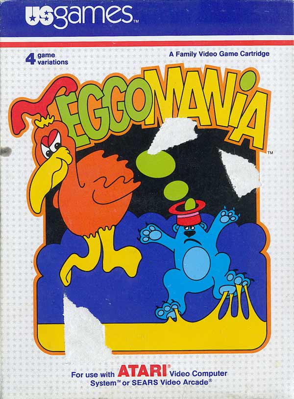 Eggomania (Beveled Cartridge) - Atari 2600