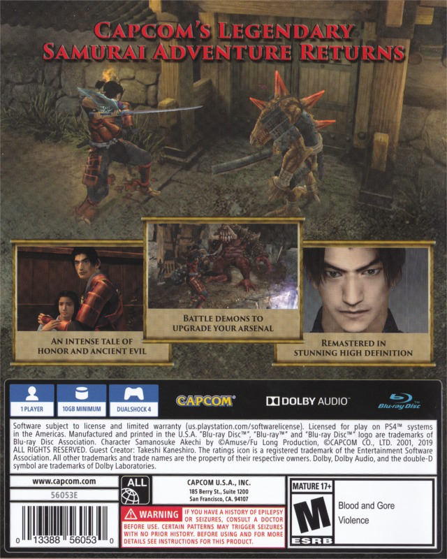 Onimusha: Warlords - PS4