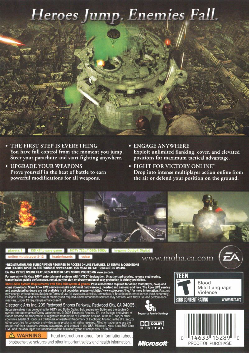 Medal of Honor: Airborne - Xbox 360