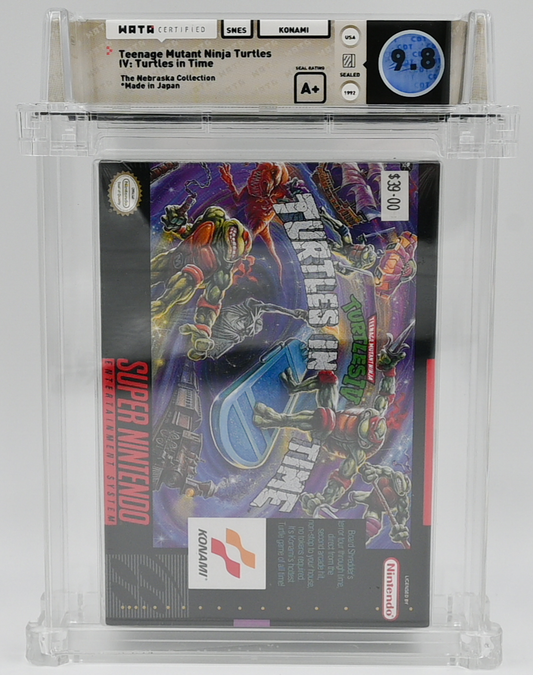 Teenage Mutant Ninja Turtles IV: Turtles in Time SNES 9.8 A+ - NEBRASKA COLLECTION