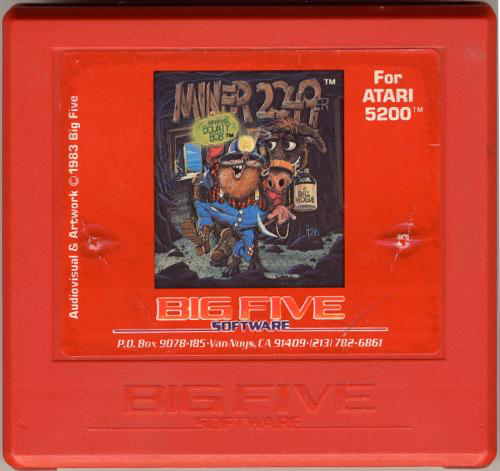 Miner 2049er Starring Bounty Bob (Red Label) - Atari 5200