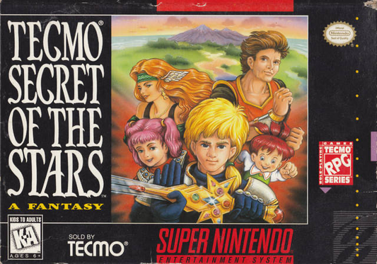 Tecmo Secret of the Stars - SNES