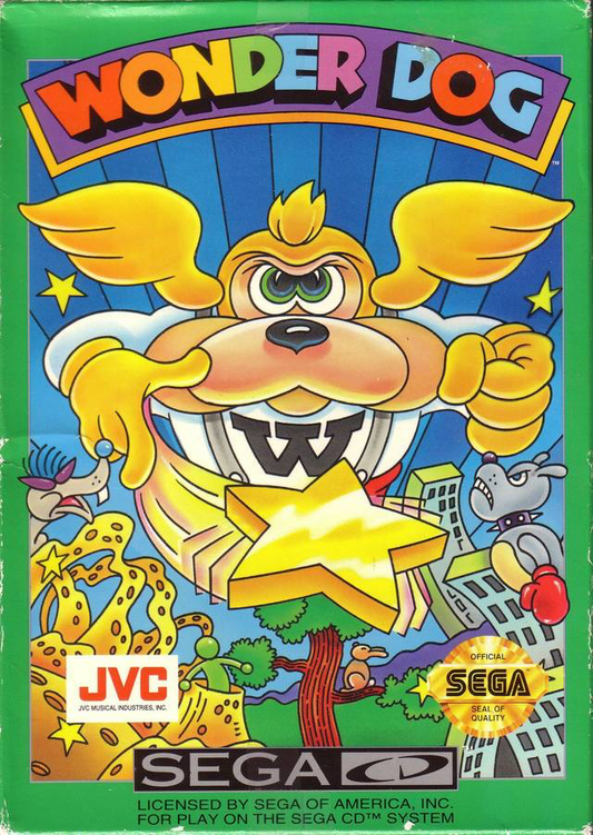 Wonder Dog (Green Box) - Sega CD