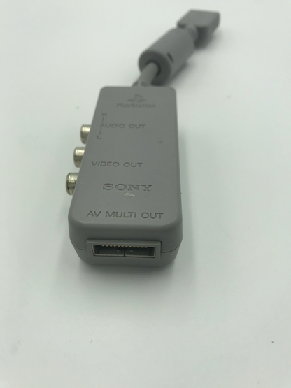 AV Adapter Sony PS1 Multi AV Out Grey - PS2