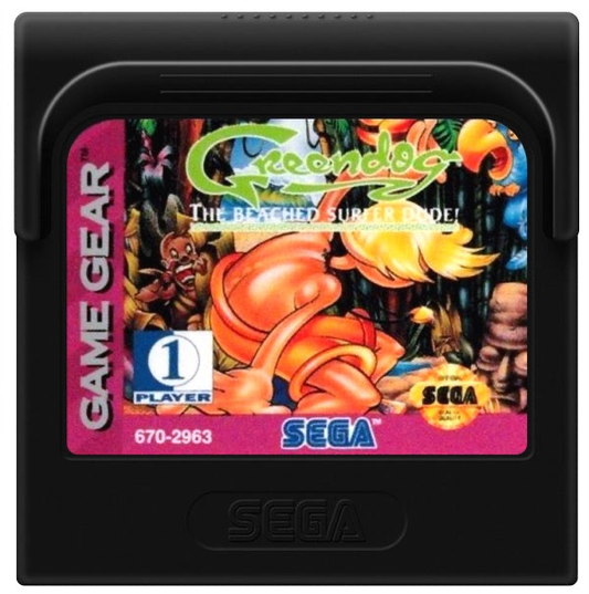 Greendog the Beached Surfer Dude - Game Gear