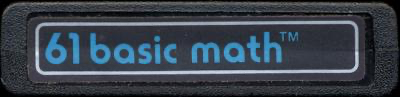 Basic Math ("61 Basic Math") - Atari 2600