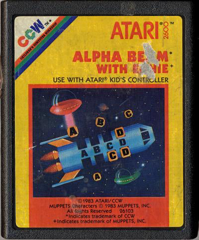 Alpha Beam with Ernie - Atari 2600