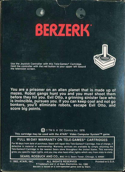 Berzerk (Picture Tele-Games) - Atari 2600