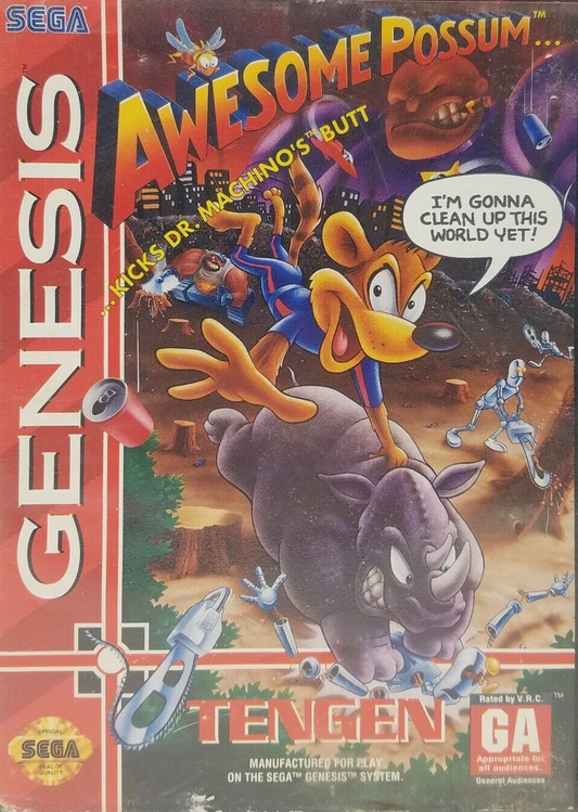Awesome Possum Kicks Dr. Machinos Butt - Genesis