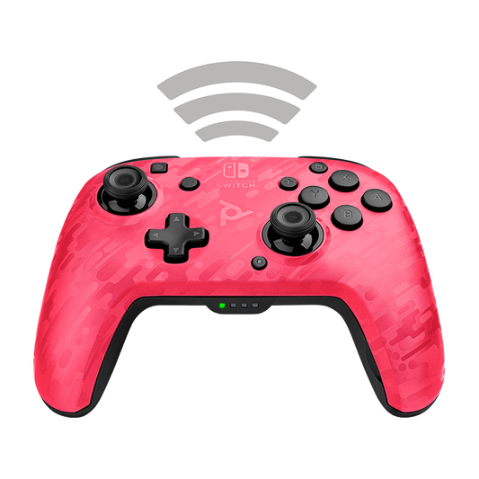 PDP Faceoff Wireless Deluxe Controller Pink Camo - Switch