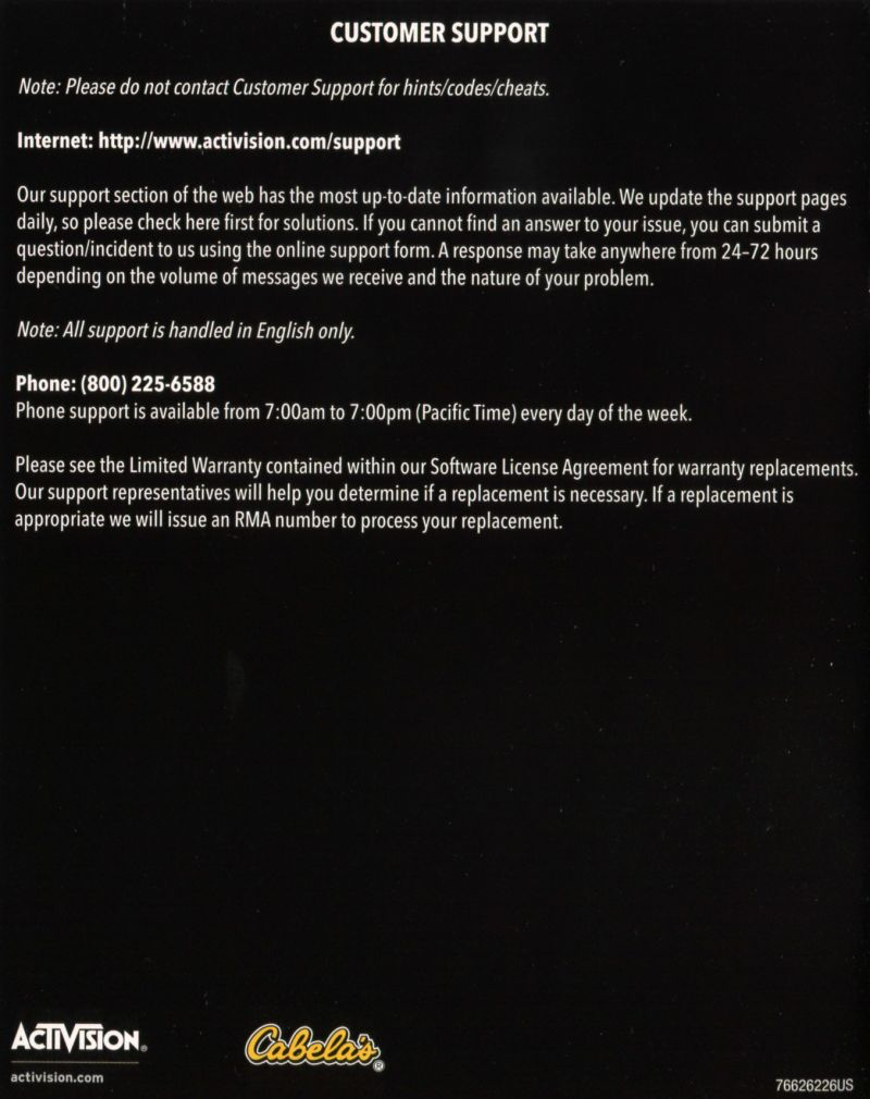 Cabela's Survival: Shadows Of Katmai - PS3