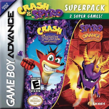 Crash and Spyro Superpack - GBA