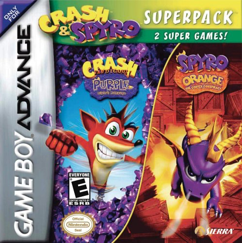 Crash and Spyro Superpack - GBA