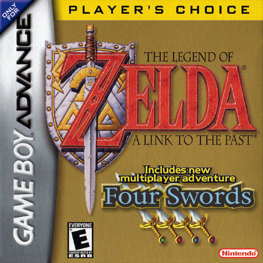Legend of Zelda, The: A Link to the Past w/ Four Swords - Player's Choice - GBA