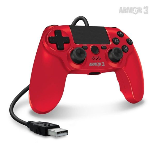Wireless Armor 3 PS4 Controller Red - PS4
