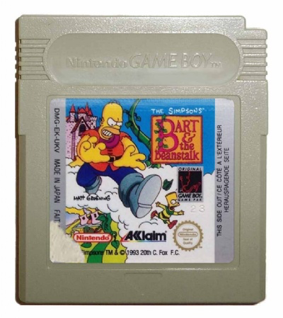 Simpsons: Bart & the Beanstalk, The - Game Boy