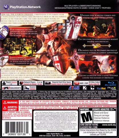 Cursed Crusade, The - PS3