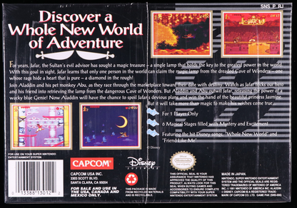 Disney's Aladdin SNES 9.6 A+ - NEBRASKA COLLECTION