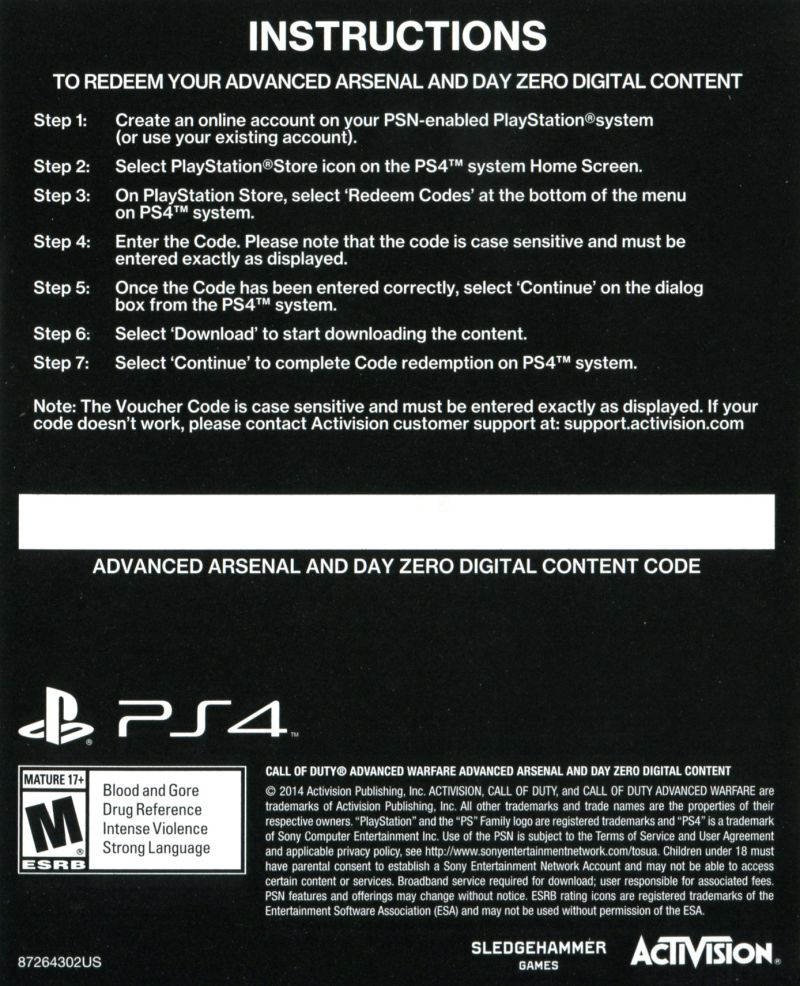 Call of Duty: Advanced Warfare - PS4