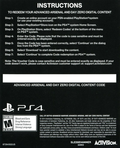 Call of Duty: Advanced Warfare - PS4