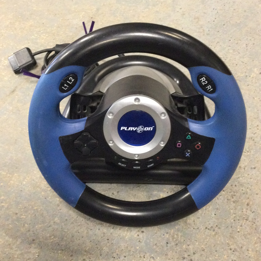 Play On V8 Plus Race Wheel - PS2