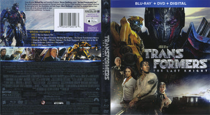 Transformers: The Last Knight - Blu-ray Sci-fi 2017 PG-13