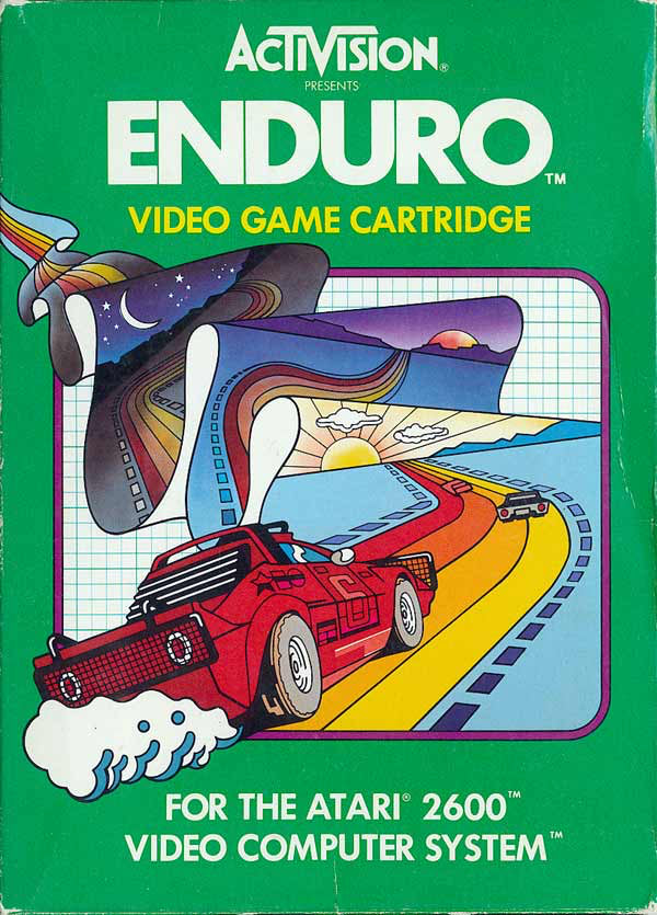 Enduro (Green Label) - Atari 2600