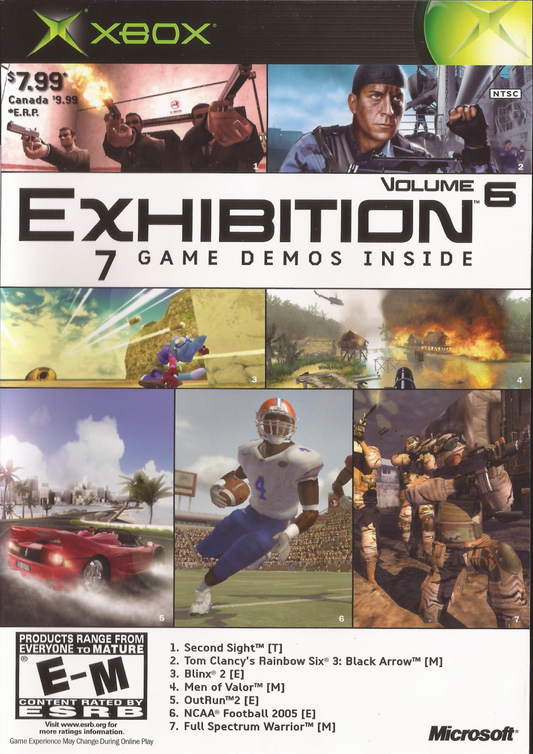 Exhibition Demo Disc Vol. 6 - Xbox