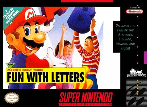 Mario's Early Years Fun with Letters - SNES