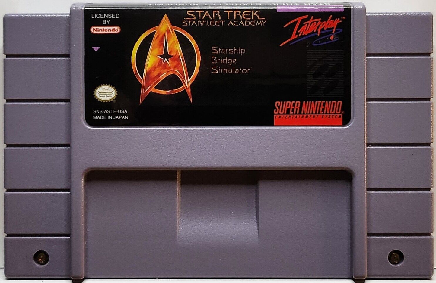 Star Trek: Starfleet Academy (Starship Bridge Simulator) - SNES