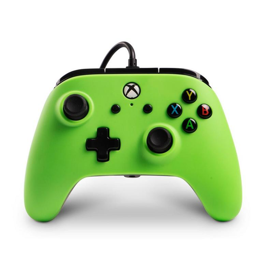 Power A Enhanced Wired Controller Green - Xbox One