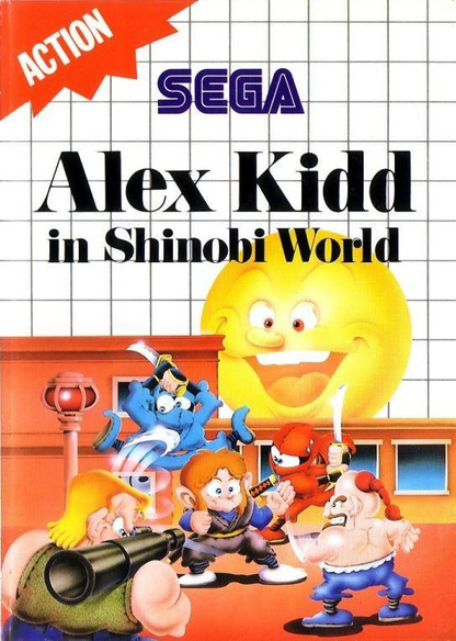 Alex Kidd in Shinobi World (Red Label) - Master System