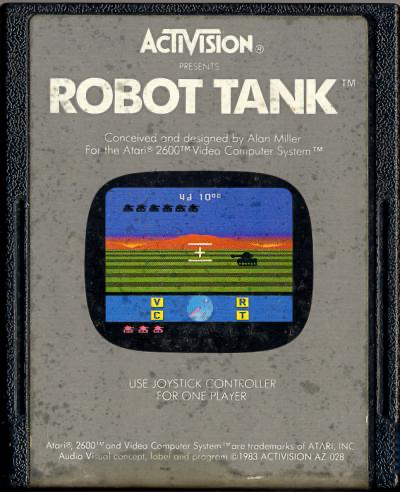 Robot Tank (Gray Label) - Atari 2600