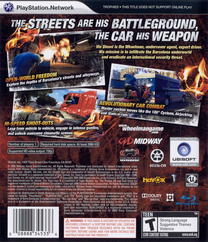 Wheelman, The - PS3