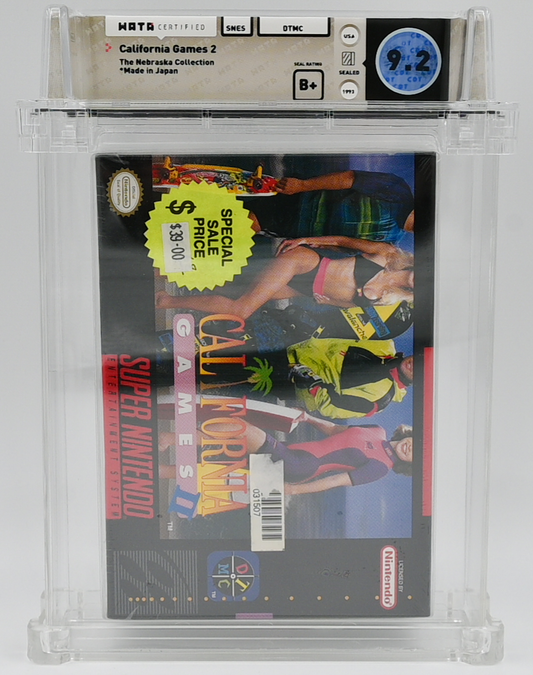 California Games 2 SNES 9.2 B+ - NEBRASKA COLLECTION
