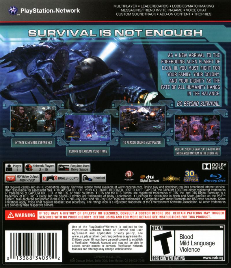 Lost Planet 3 - PS3