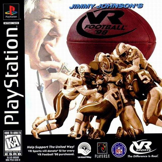 Jimmy Johnson's VR Football 98 - PS1