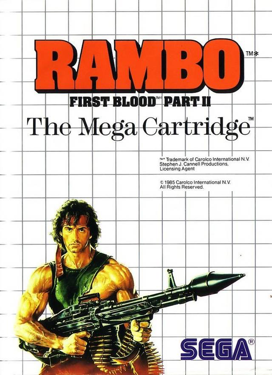 Rambo: First Blood Part 2 - Master System