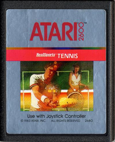Realsports Tennis - Atari 2600