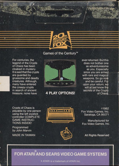 Crypts of Chaos - Atari 2600