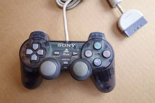 Official PSone DualShock Controller | Clear Black - PS1