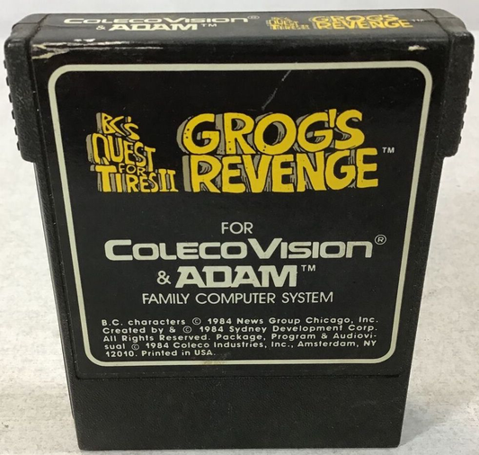 B.C.'s Quest For Tires II: Grog's Revenge - Colecovision