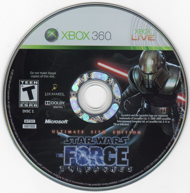 Star Wars: The Force Unleashed - Ultimate Sith Edition - Xbox 360