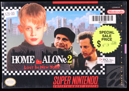 Home Alone 2: Lost in New York SNES 9.6 A - NEBRASKA COLLECTION