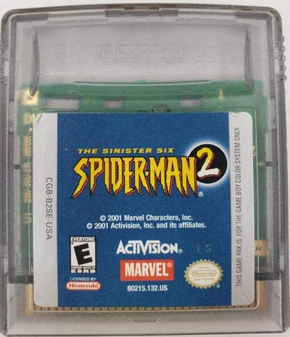 Spider Man 2: The Sinister Six - GBC