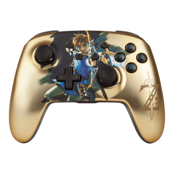 Power A Enhanced Wireless Controller Gold Link BOTW - Switch