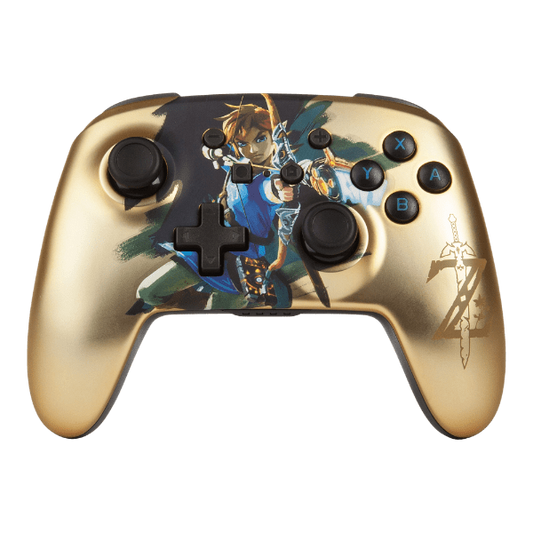 Power A Enhanced Wireless Controller Gold Link BOTW - Switch